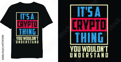 Best Typography Bitcoin T-shirt Design Template