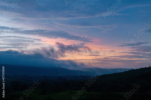 Arenal volcano and arenal cloud forest in the mist © anca enache