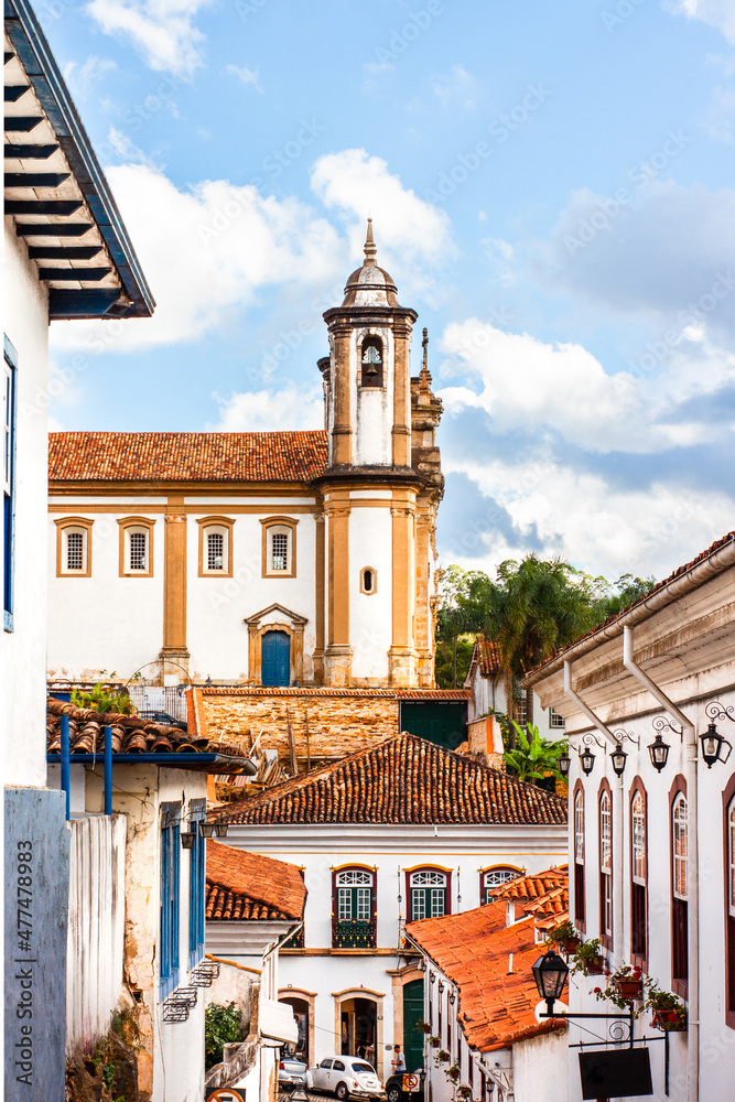 Ruas e Igrejas de Ouro Preto - Minas Gerais, BR