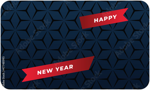 creative of happy new year on abstract background