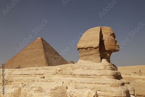 nile  landscape in egypt