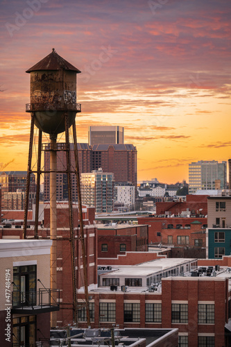 Red Brick Buildings of Downtown Richmond Virginia