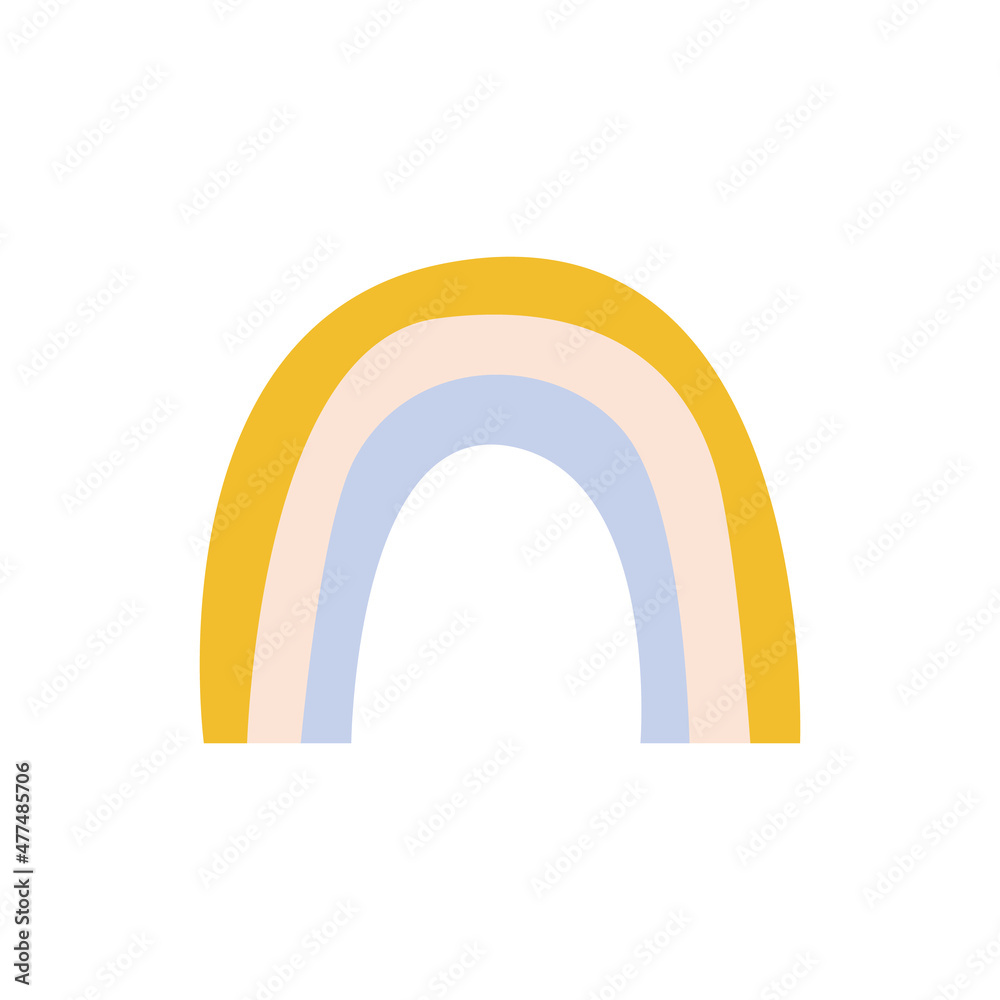Сute vector pastel rainbow Сute vector pastel rainbow