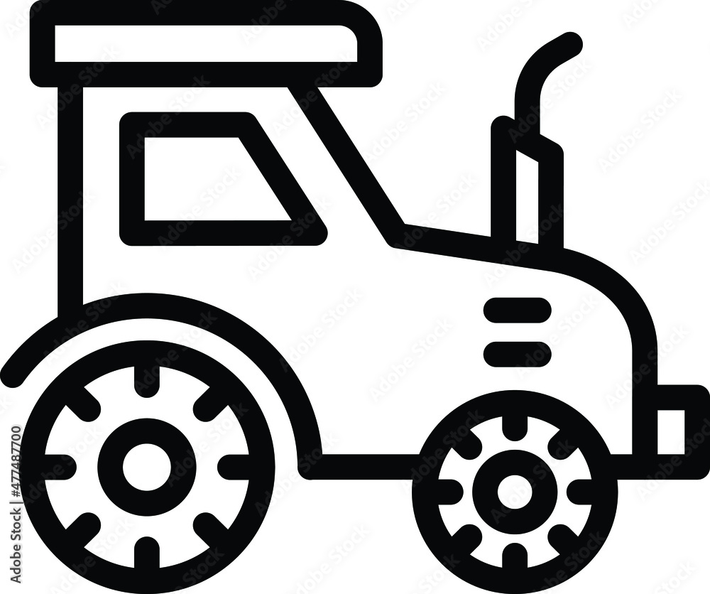 Tractor Vector Icon Desing Illustration