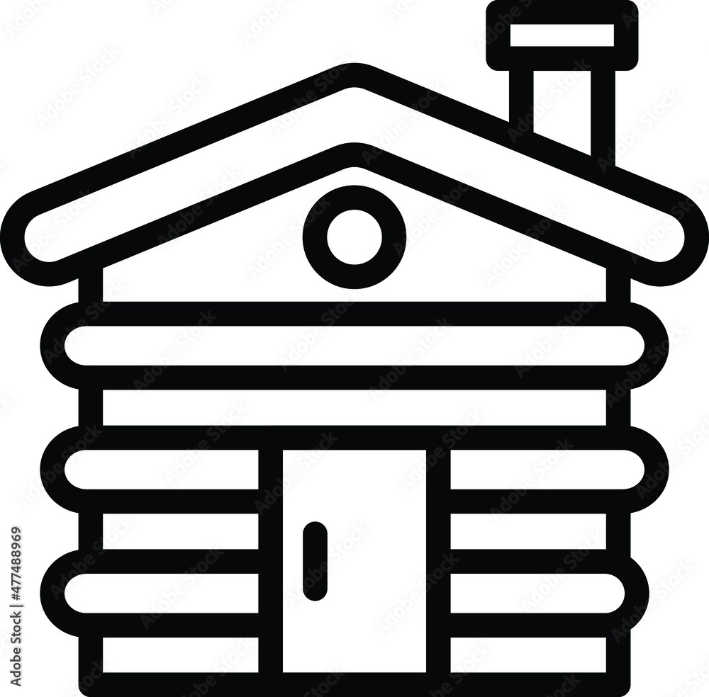 Cabin Vector Icon Desing Illustration Cabin Vector Icon Desing Illustration