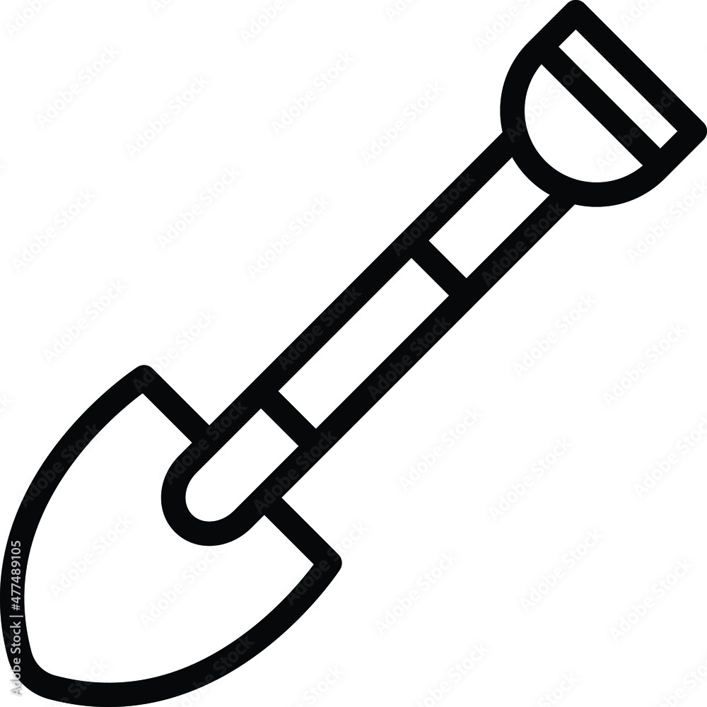 Shovel Vector Icon Desing Illustration Shovel Vector Icon Desing Illustration