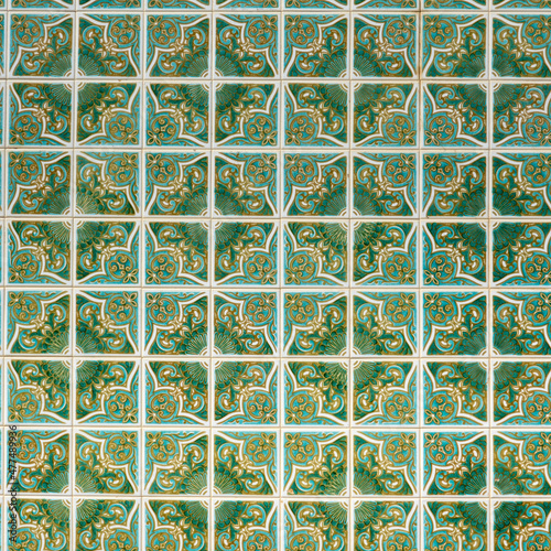 Typical azulejo artwork of Portugal