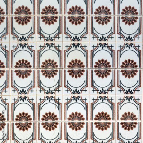 Typical azulejo artwork of Portugal