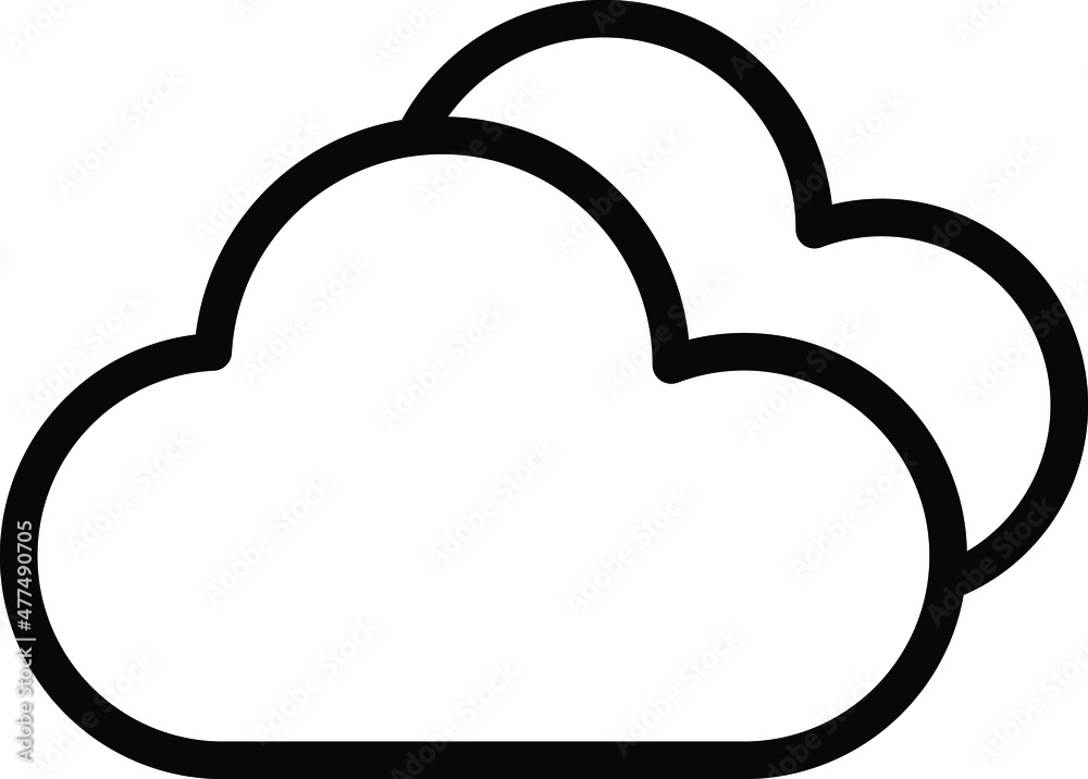Cloud Vector Icon Desing Illustration Cloud Vector Icon Desing Illustration