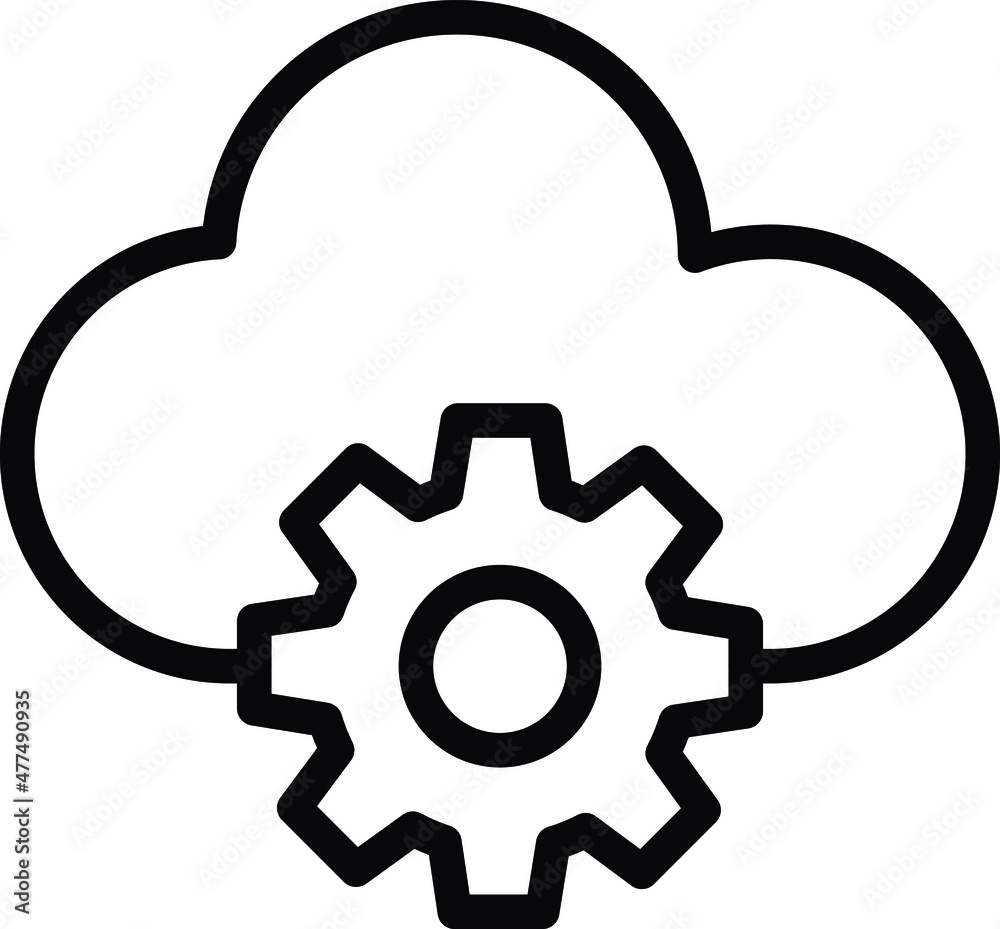 Cloud Computing Vector Icon Desing Illustration Cloud Computing Vector Icon Desing Illustration
