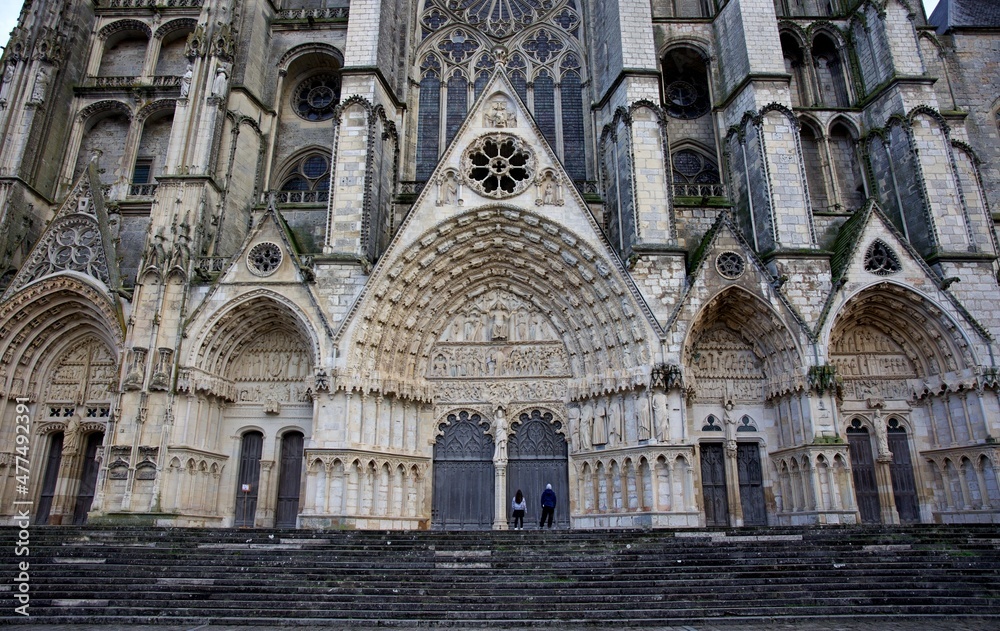 Cathédrale Bourges architecture patrimoine France - religion culte