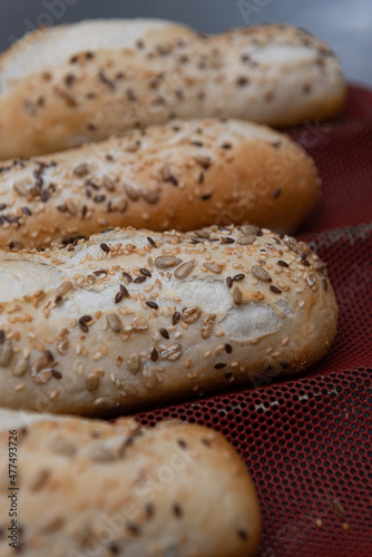 Freshly baked cereal bread