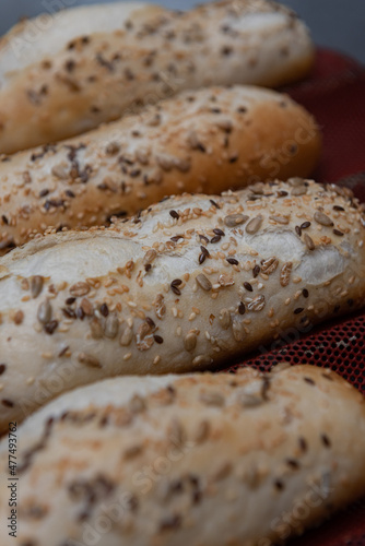 Freshly baked cereal bread