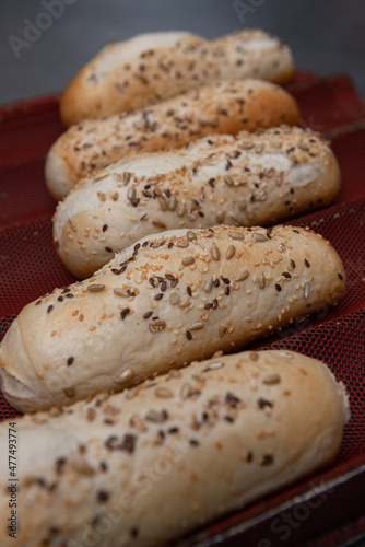 Freshly baked cereal bread