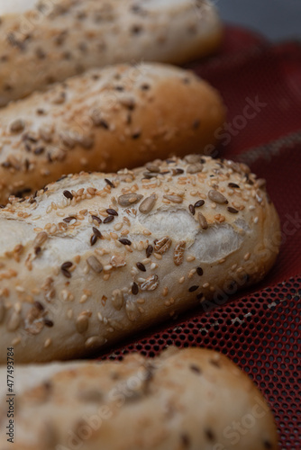 Freshly baked cereal bread