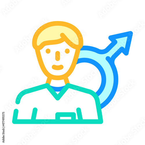 urologist doctor color icon vector. urologist doctor sign. isolated symbol illustration