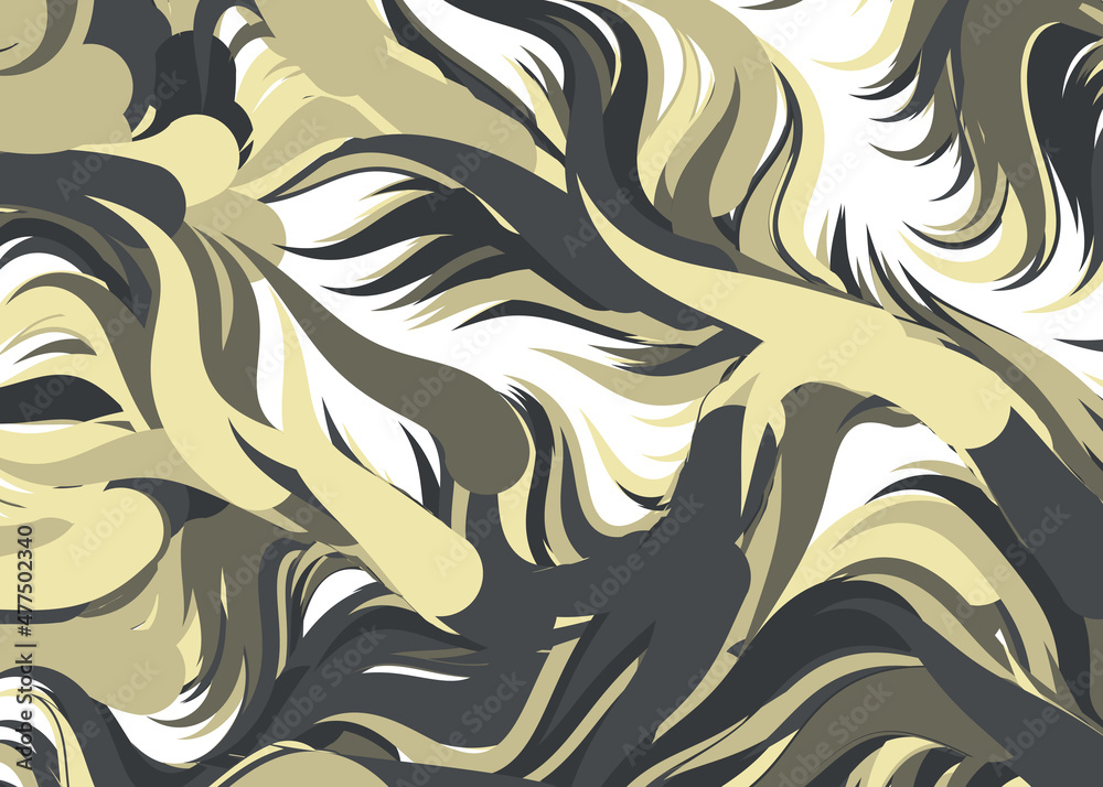 Fototapeta premium Abstract Perlin Noise Geometric Pattern generative computational art illustration