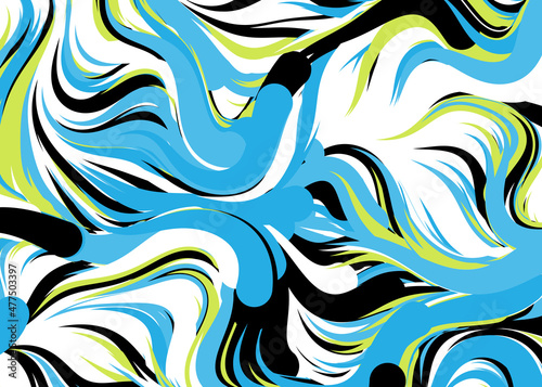 Abstract Perlin Noise Geometric Pattern generative computational art illustration