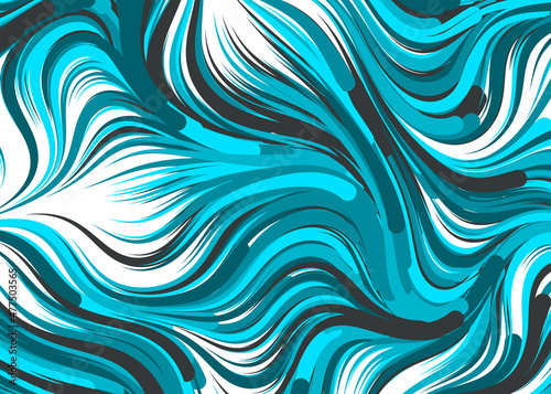 Fototapeta Naklejka Na Ścianę i Meble -  Abstract Perlin Noise Geometric Pattern generative computational art illustration