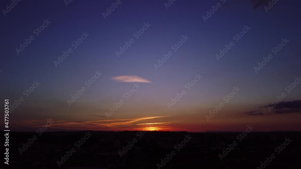 Sunset, wonderful sunset in the summer of Brazil, scene with drone, 4K. Sunset, wonderful sunset in the summer of Brazil, scene with drone, 4K.