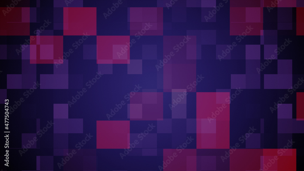 Geometric seamless pattern with squares and striped triangles. Tiled modern dark squares mesh with blue glow inside. Futuristic abstract blue technology background. Sci-fi wall panel. 3d rendering. Geometric seamless pattern with squares and striped triangles. Tiled modern dark squares mesh with blue glow inside. Futuristic abstract blue technology background. Sci-fi wall panel. 3d rendering.