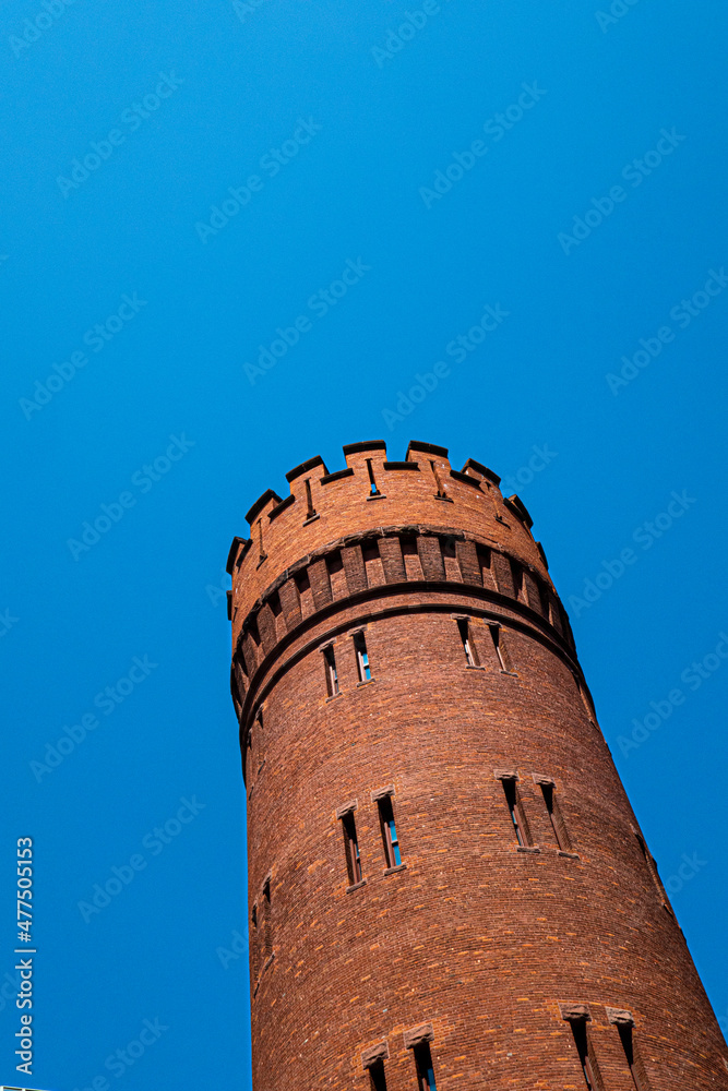 Armory tower. Blue sky.