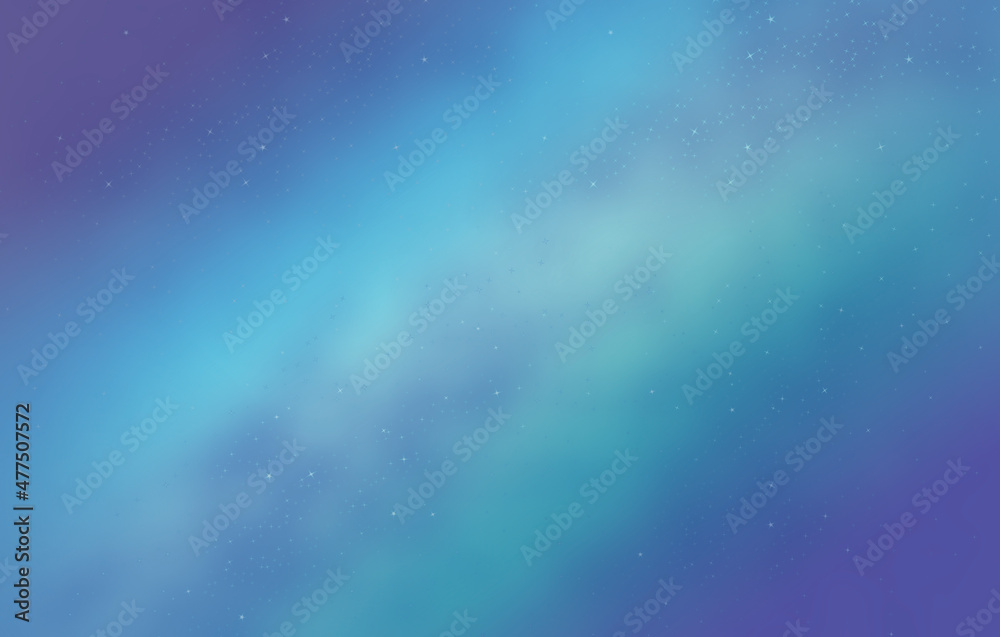 universe milky way stars clouds vector illustration wallpapers green