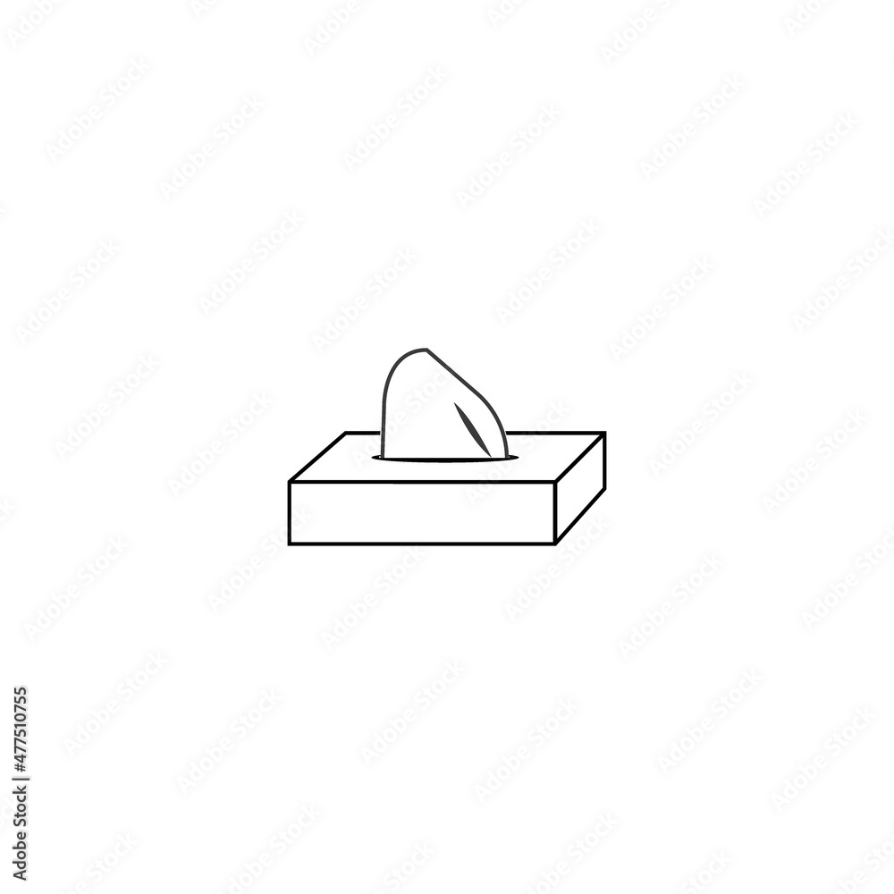 Tissue box icon Tissue box icon