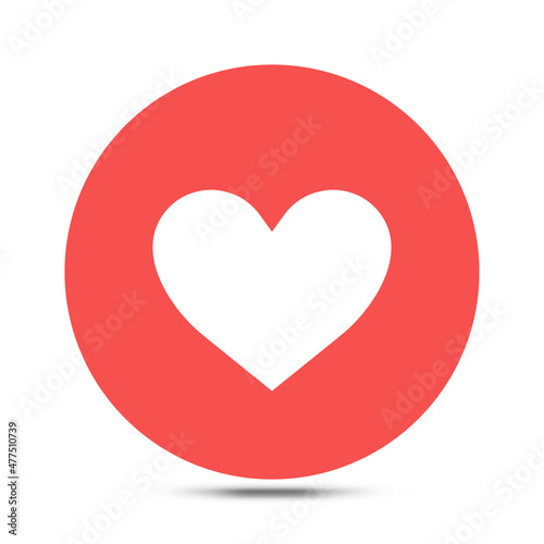 Love heart icon