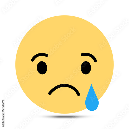 Illustration of cry icon