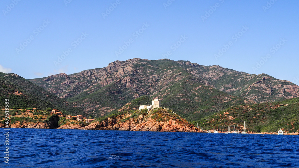 The Scandola Nature Reserve is located on the west coast of the French island of Corsica.