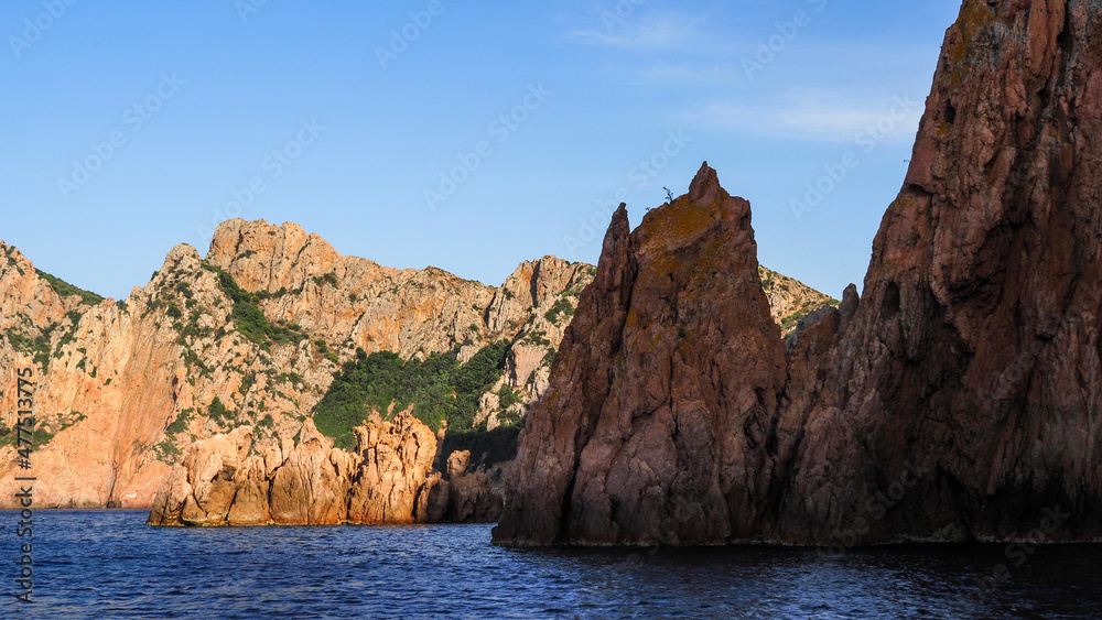 Corsica is the fourth-largest island in the Mediterranean and lies southeast of the French mainland.