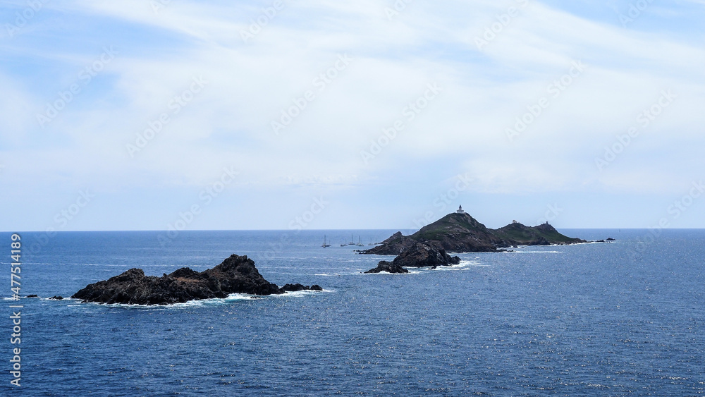 Corsica is the fourth-largest island in the Mediterranean and lies southeast of the French mainland. Corsica is the fourth-largest island in the Mediterranean and lies southeast of the French mainland.