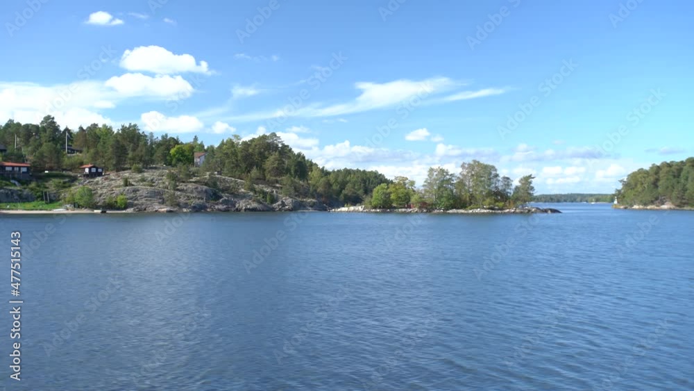 Tour in the Archipelago near Stockholm in summer Tour in the Archipelago near Stockholm in summer