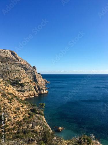 View of the Mediterranean Sea and Cape Sant Antoni