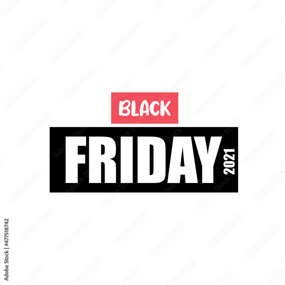 Isolated black friday label discount Vector illustration Isolated black friday label discount Vector illustration
