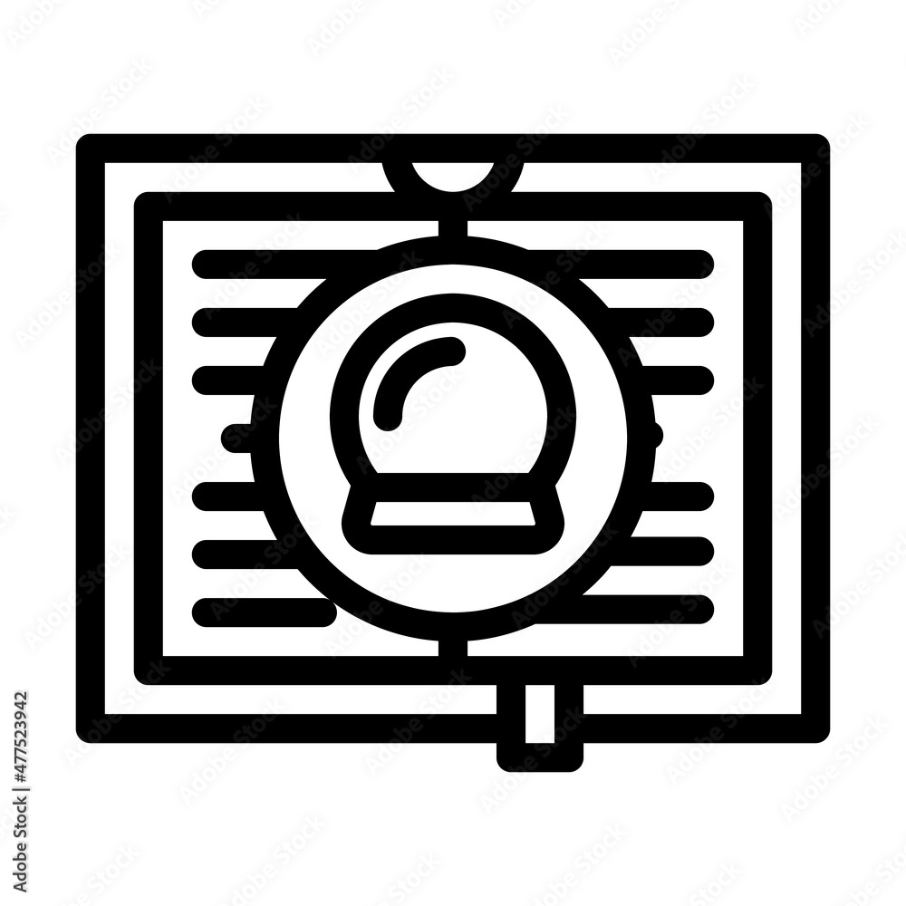 magic realism literature line icon vector. magic realism literature sign. isolated contour symbol black illustration magic realism literature line icon vector. magic realism literature sign. isolated contour symbol black illustration