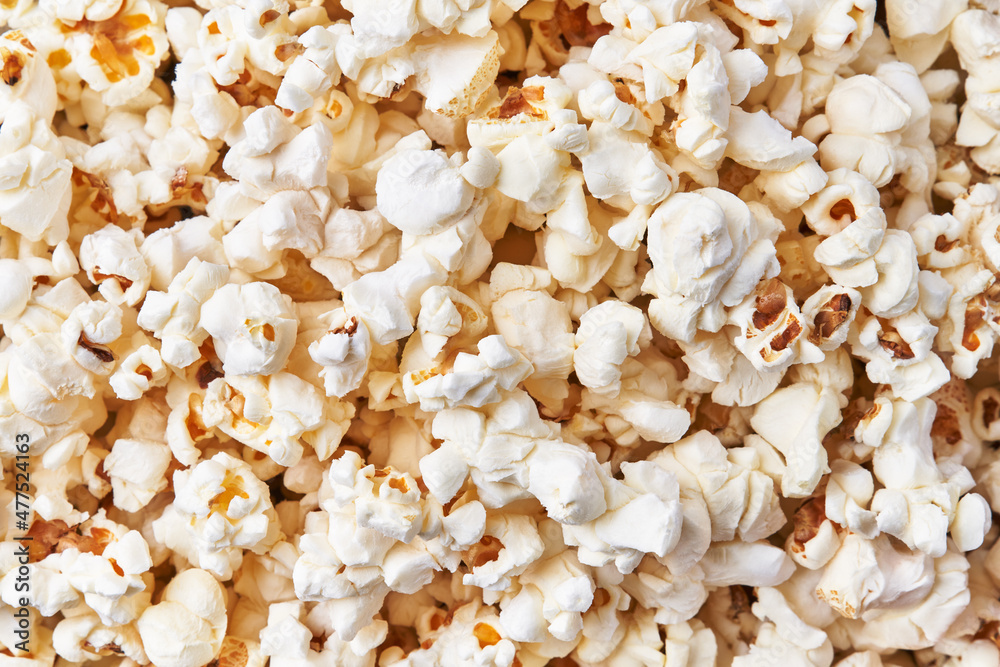 Bunch of salty popcorns texture Bunch of salty popcorns texture