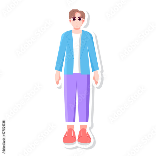 Isolated man love gender human illustration vector