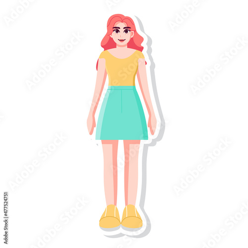 Isolated woman love gender human illustration vector