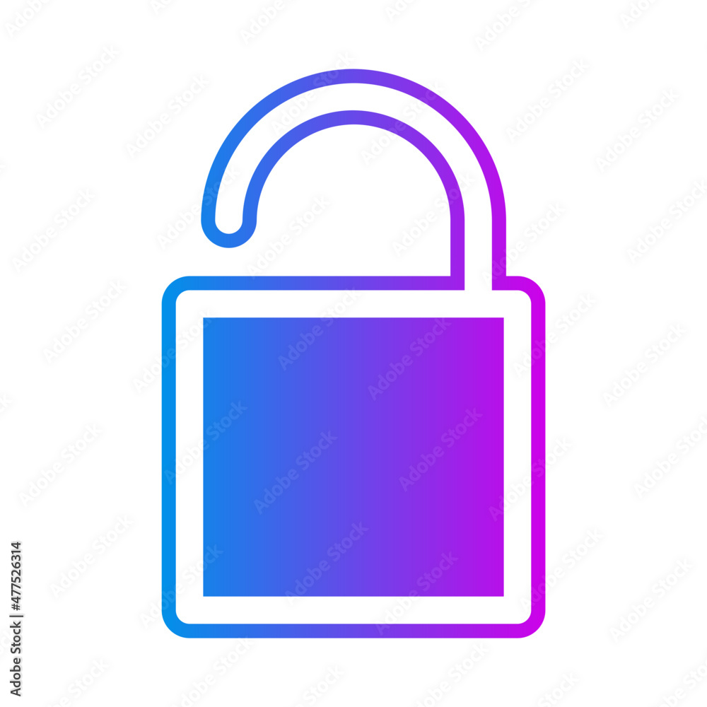 Open padlock icon Open padlock icon