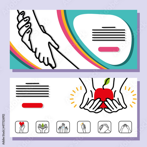 volunteering banner design