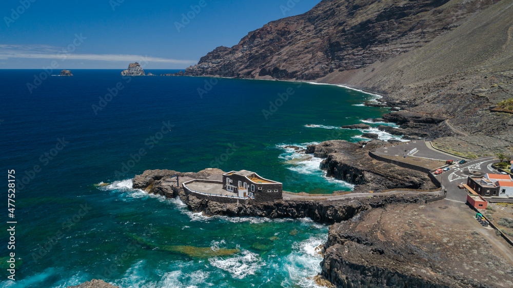 The Hotel is on a lava jetty that juts into the sea, it is one of the most beautiful places in the Canary Islands