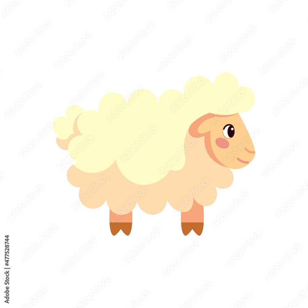 Isolated Sheep Belen manger jesus christmas vector illustration Isolated Sheep Belen manger jesus christmas vector illustration