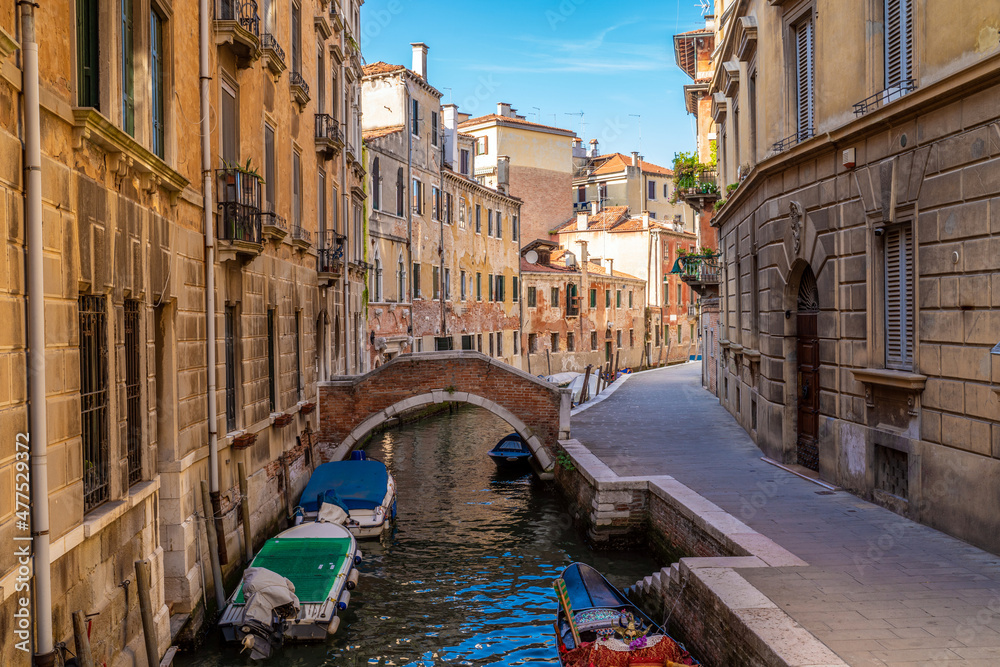 Canal. Italy Architecture and landmarks of Venice.