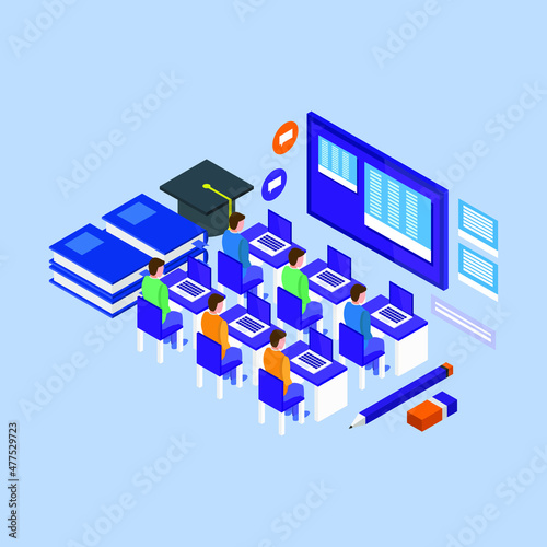 Isometric e-learning