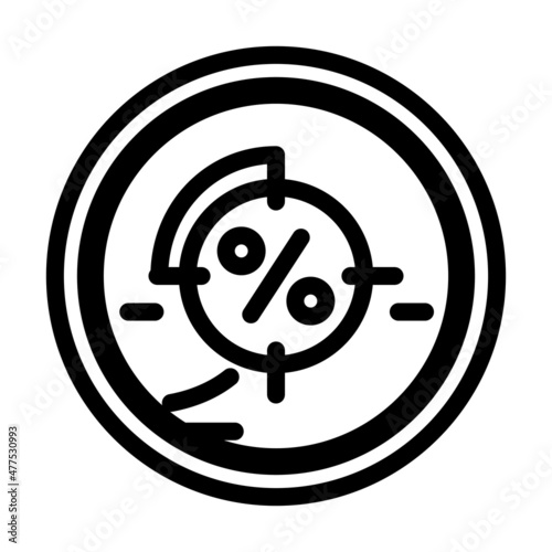 street advertising banner line icon vector. street advertising banner sign. isolated contour symbol black illustration