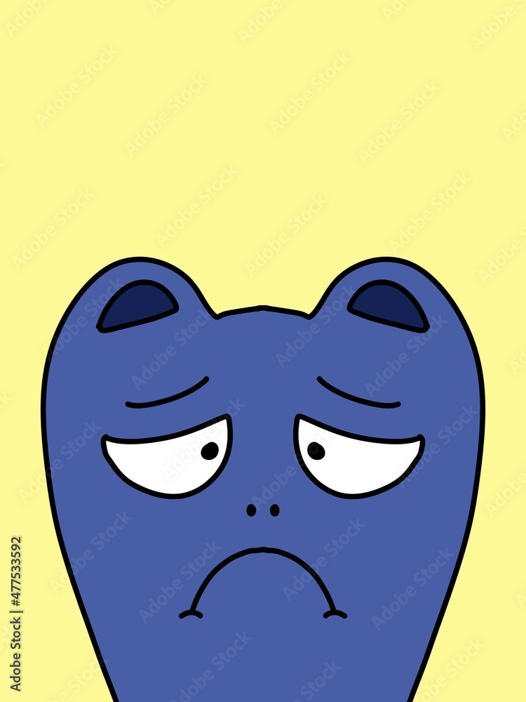 cute cartoon on yellow background cute cartoon on yellow background