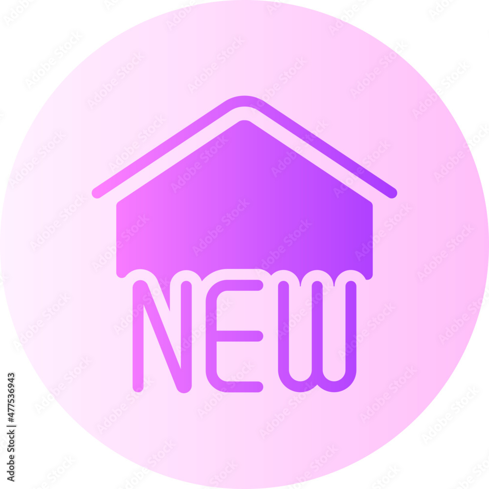 new home gradient icon new home gradient icon