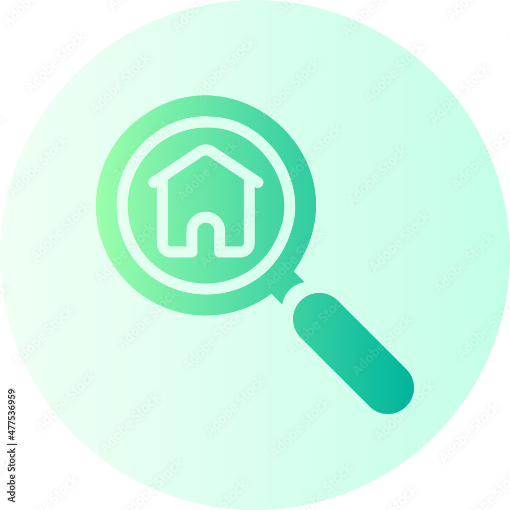 Search home gradient icon